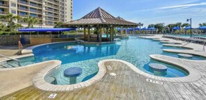Indoor pool, outdoor pool