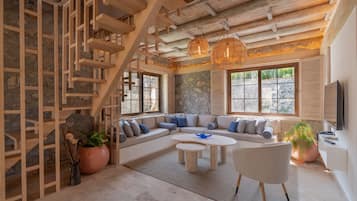 Superior Villa | Living area | LED TV