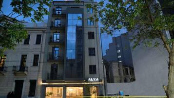 Fachada de la propiedad