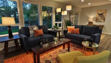 Télévision, cheminée