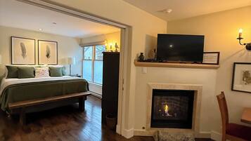 1 chambre, fer et planche Ă repasser, Wi-Fi gratuit, draps fournis