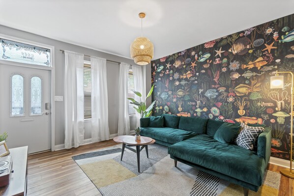 Smart-TV og stereoanlegg