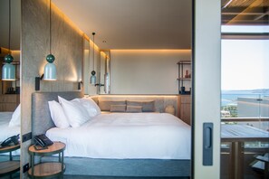 Classic Room Sea View | Zimmersafe, Verdunkelungsvorhänge, schallisolierte Zimmer