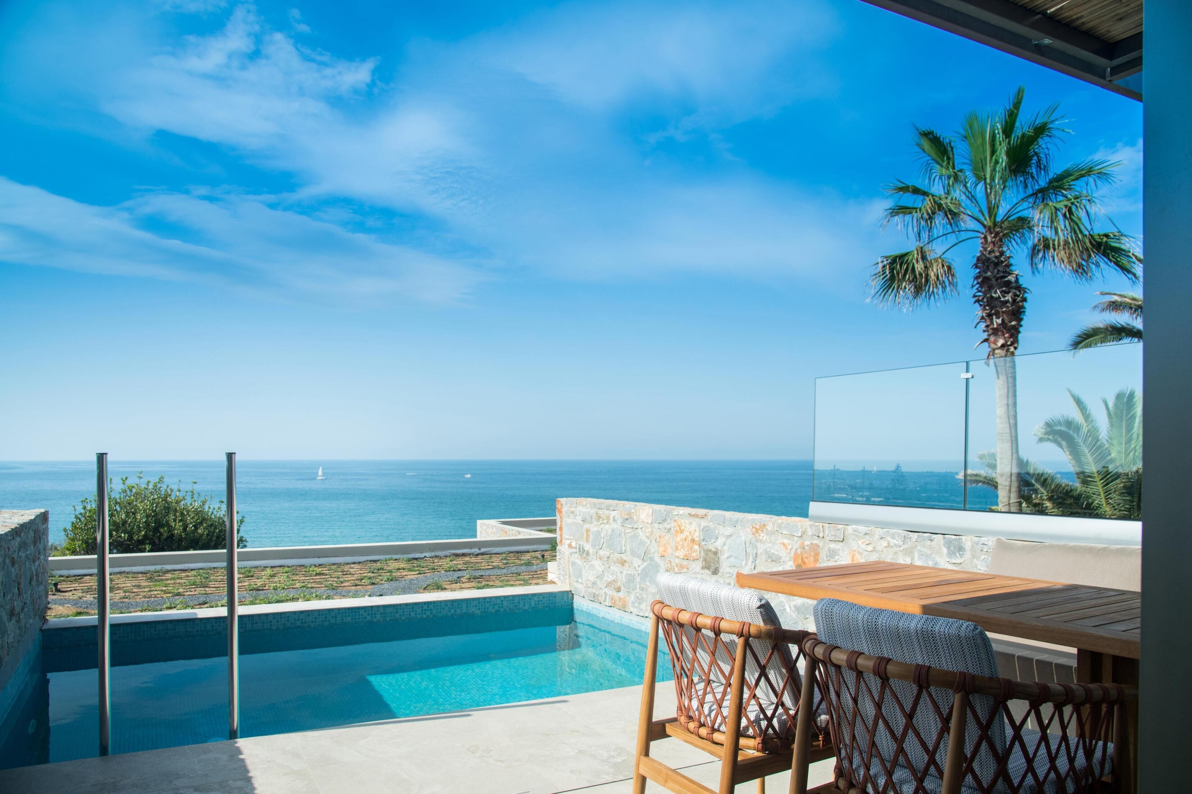 Classic Room Sea View Private Pool | In-room safe, blackout drapes, soundproofing, iron/ironing board