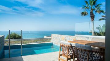 Classic Room Sea View Private Pool | In-room safe, blackout drapes, soundproofing, iron/ironing board