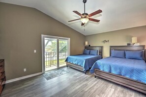 4 bedrooms, travel crib, WiFi, bed sheets