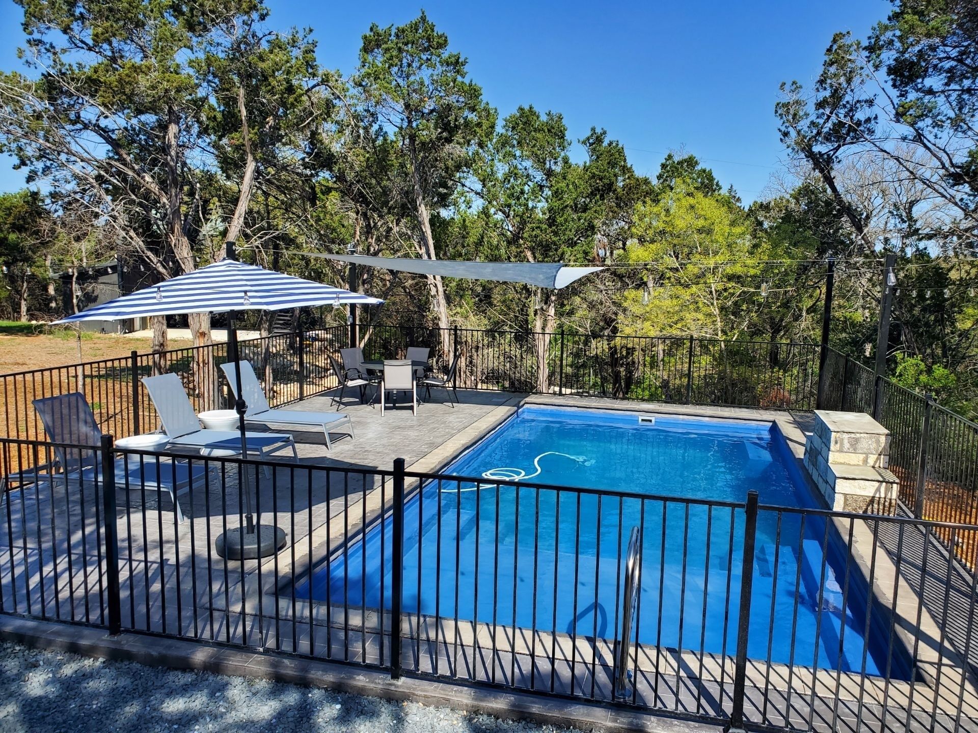 Lake Home with new heated pool and outdoor kitchen
