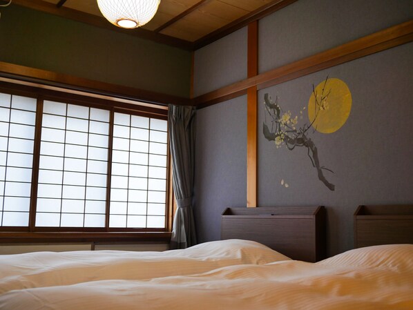 2 bedrooms, free WiFi, bed sheets - Temarian - Artsy Machiya near Higashi Chaya Geisha District (Kanazawa)