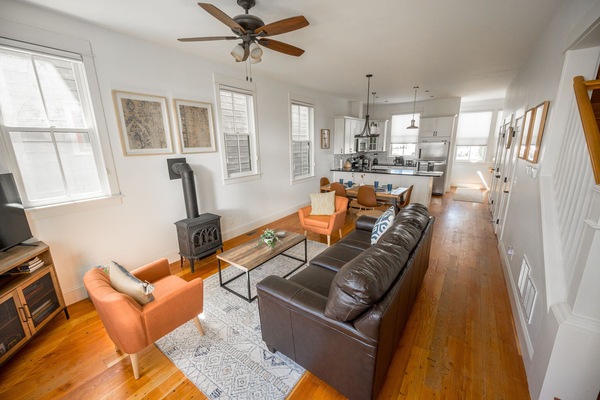 TV connectée, cheminée