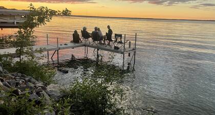 Escape to your own cabin with a private dock on the Petenwell Flowage.