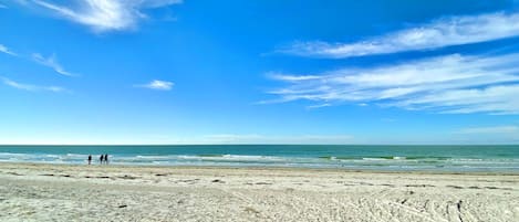 On the beach