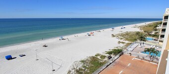 Extraordinary beachfront condo with Gulf view, & heated pool