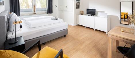 1 غرفة نوم وواي فاي مجانًا وملاءات أسرّة