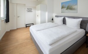 1 bedroom, free WiFi, bed sheets - Apartment 4 - Strandloft 3 Norderney, vacation apartments - 5min walk to the west beach (Norderney)