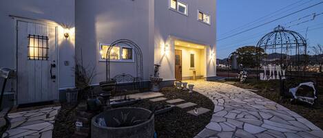 Façade de l’hébergement