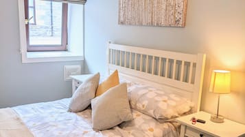 2 bedrooms, iron/ironing board, travel crib, WiFi