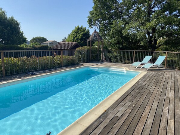 Outdoor pool - Quiet villa 6 persons with swimming pool (Rousson)