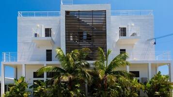 Façade de l’hébergement