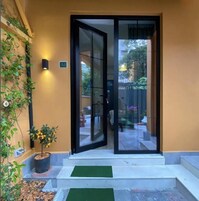 Framhlið gististaðar