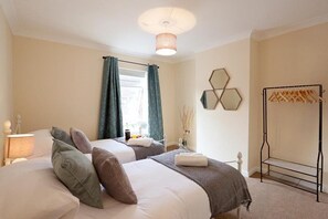2 bedrooms, iron/ironing board, travel crib, free WiFi