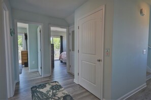 4 bedrooms, iron/ironing board, travel cot, WiFi