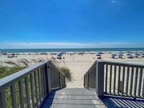 On the beach