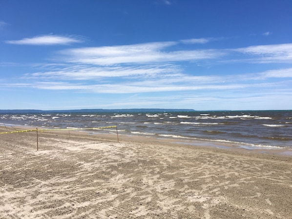 Beach nearby, beach towels