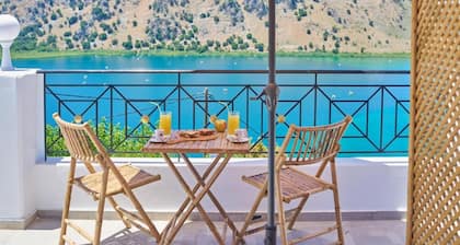 Stunning Lake Kournas Retreat 2 New Private Pool