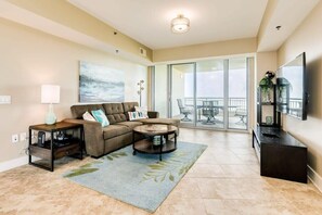 TV, foosball, offices