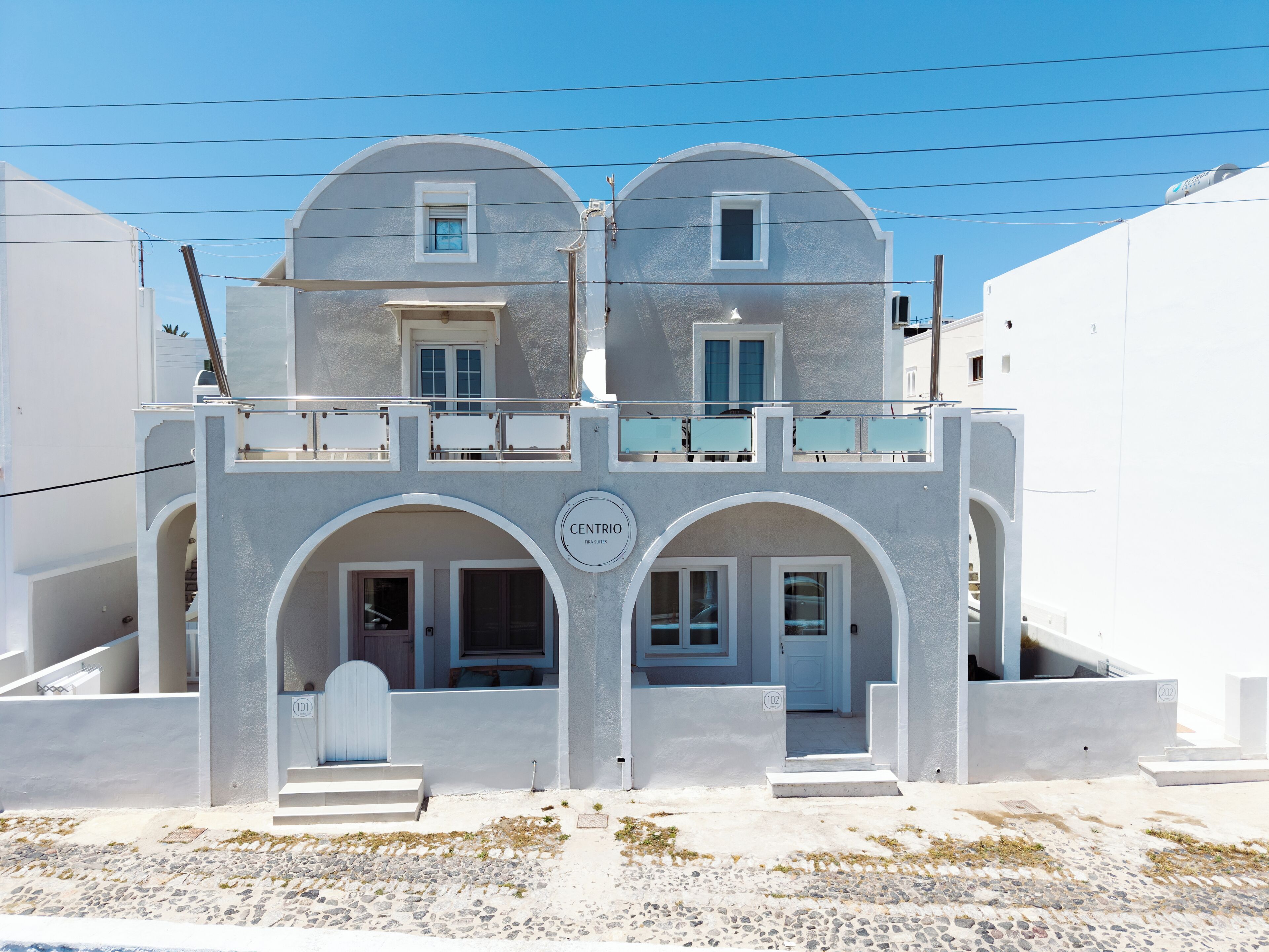 Majoituspaikan julkisivu