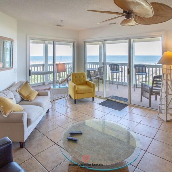 Smart TV - Epic Oceanfront Condo, top floor, elevator (Tybee Island)