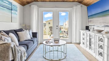 Smart TV, video games, DVD player, books