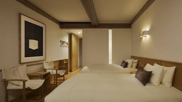 Twin Room, Non Smoking, Ground Floor | Down comforters, minibar, in-room safe, iron/ironing board