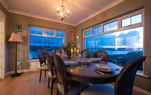 Dining - Luxurious 5 bedroomed home with sea view close to beach (Lettermacaward)