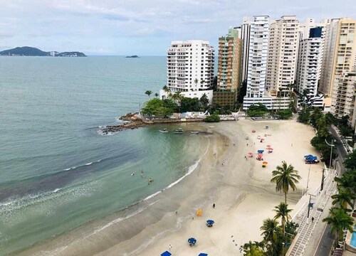 Apartamento pé na areia Praia das Astúrias