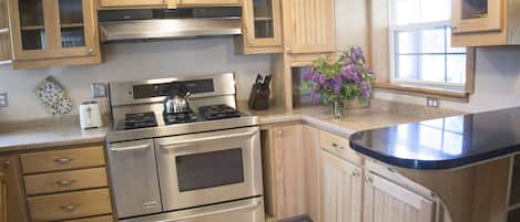 Paper towels, dining tables, kitchen islands