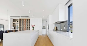 Fridge, microwave, oven, stovetop - Bayview Luxe Entertainer | Pool & World Class View (Mount Martha)