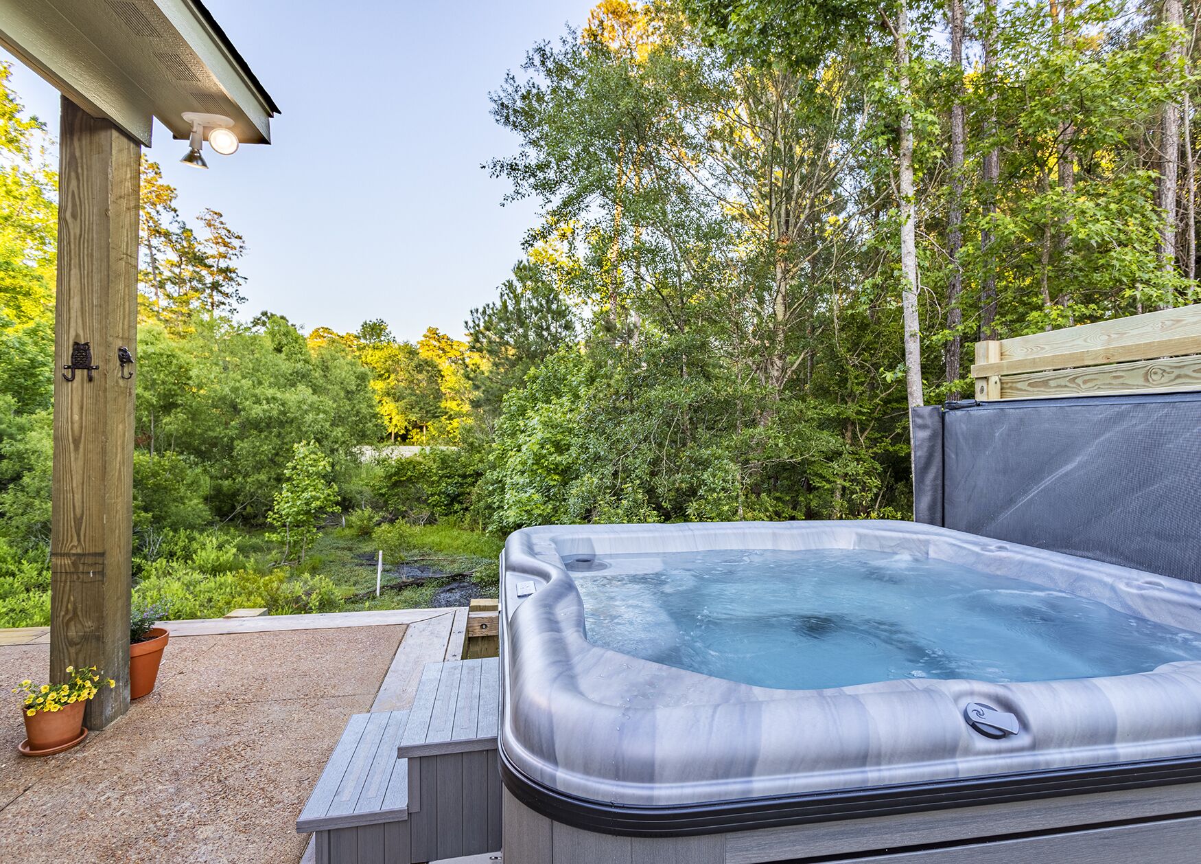 Bain à remous extérieur