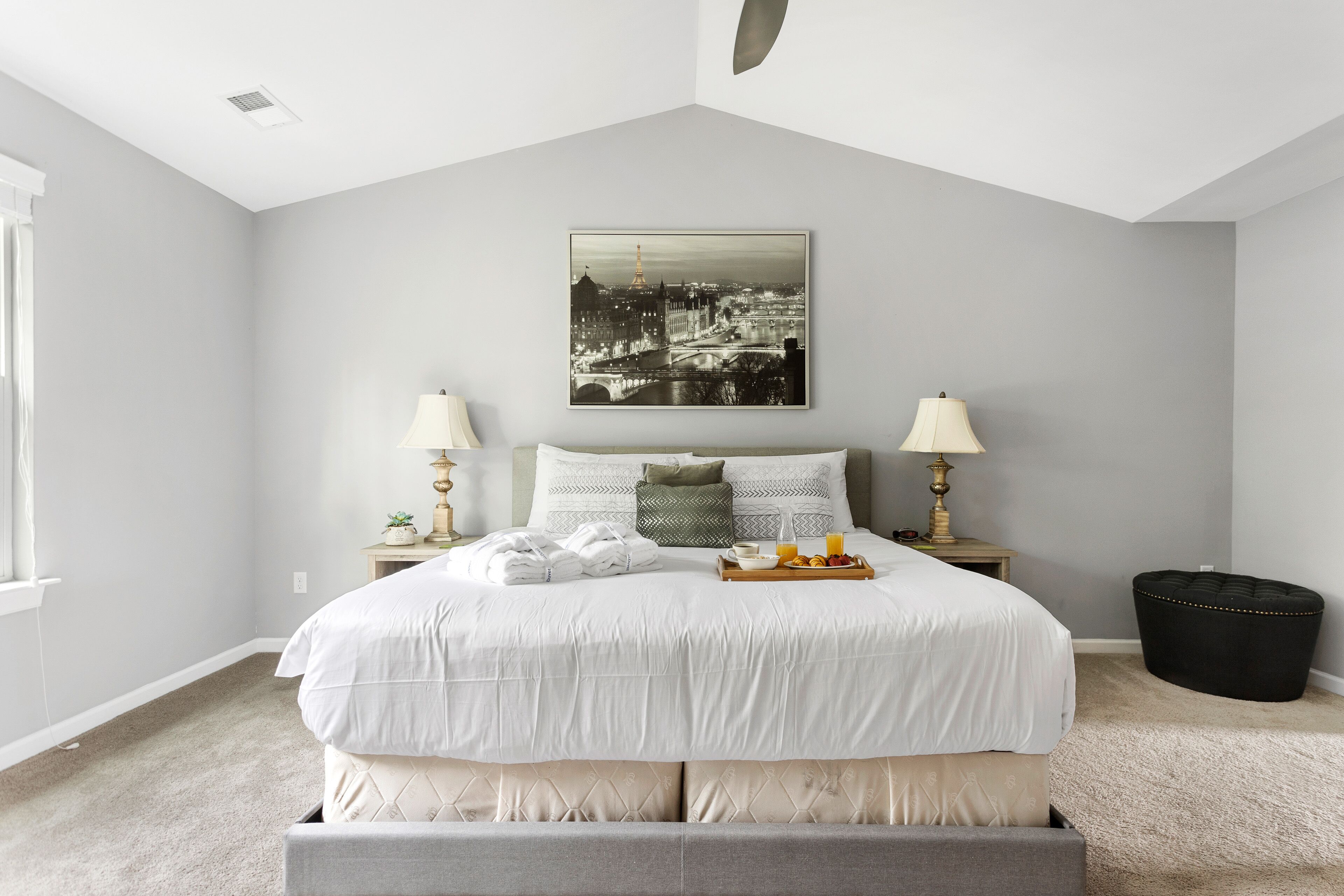 4 dormitorios, tabla de planchar con plancha, wifi