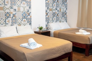 Family Quadruple Room, 1 Bedroom | Blackout drapes, iron/ironing board, free WiFi, bed sheets