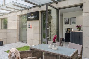 Fassade der Unterkunft