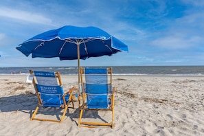 Accommodatie ligt op het strand