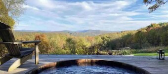 Catskills Cabin on 34 acre Estate  stunning views