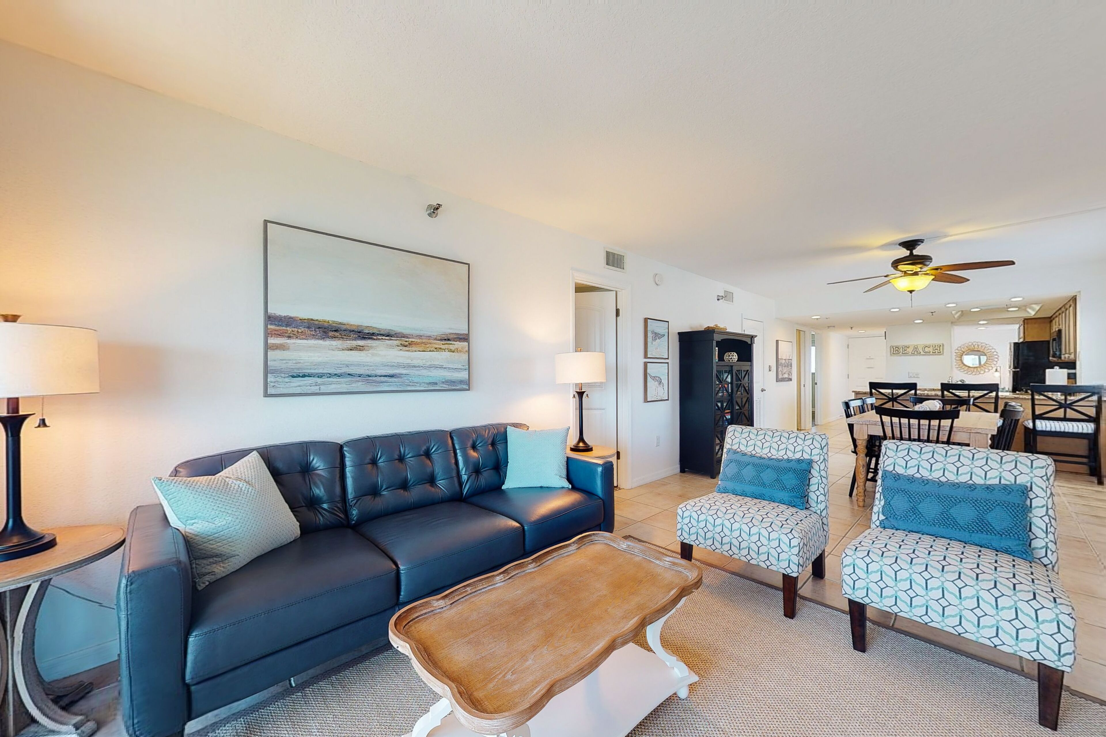Beach condo with amazing views, heated pool, hot tub, central AC & W/D
