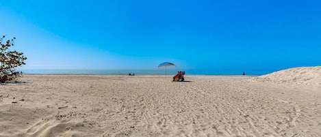 On the beach