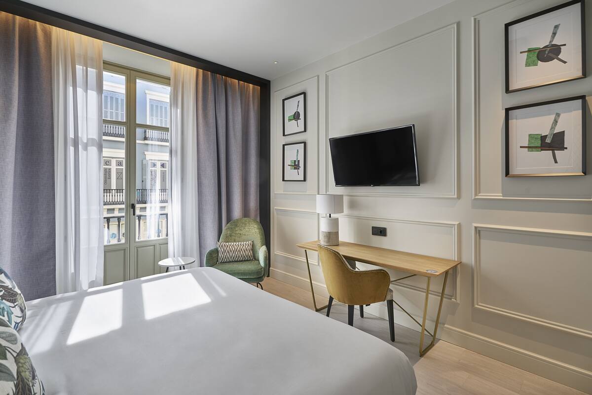 Premium bedding, down comforters, memory foam beds, minibar