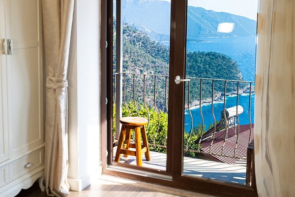 Quarto panorâmico | Lençóis italianos Frette, roupas de cama premium