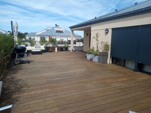 Terrace/patio - Ideal Family apartment / 15 min from Paris Disneyland. (Bussy Saint Georges)