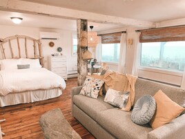 Suíte estúdio galeria | Roupas de cama premium, edredons de pluma, individualmente decorados