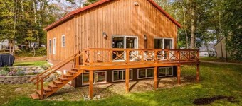 The Maine Lake House with an Amazing Sand Beach!